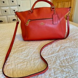 Coach Pebble Prairie Satchel Crossbody bag